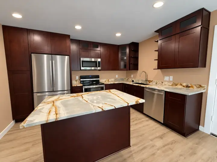 Contemporary Kitchen Remodel in Carrollton, TX by Valencia Remodeling and Construction project photo
