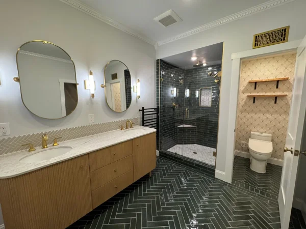 After: primary bathroom remodel in Dallas, TX (photo 3)