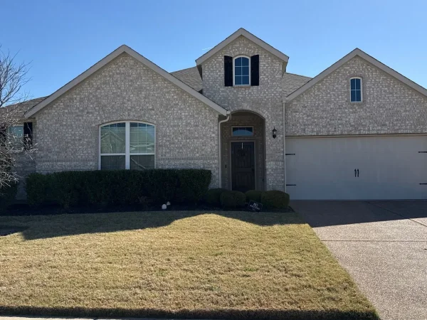 Before: brick home in Melissa, TX, before the roof replacement