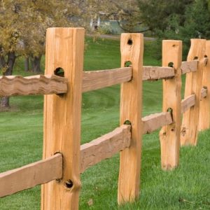 picture of split rail fence